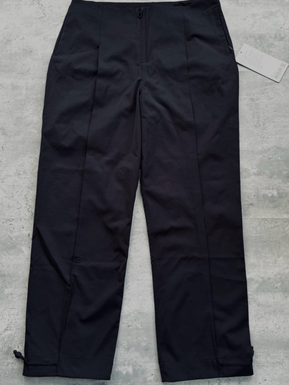 NEW Lululemon Cotton Blend Twill 7/8” Trouser, Black Size 31